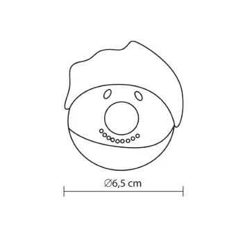 Ukras za jelku sneško KID65-1 Ukras za jelku sneško KID65-1